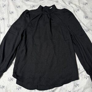 H and M Wide-cut Blouse (XS, Black)